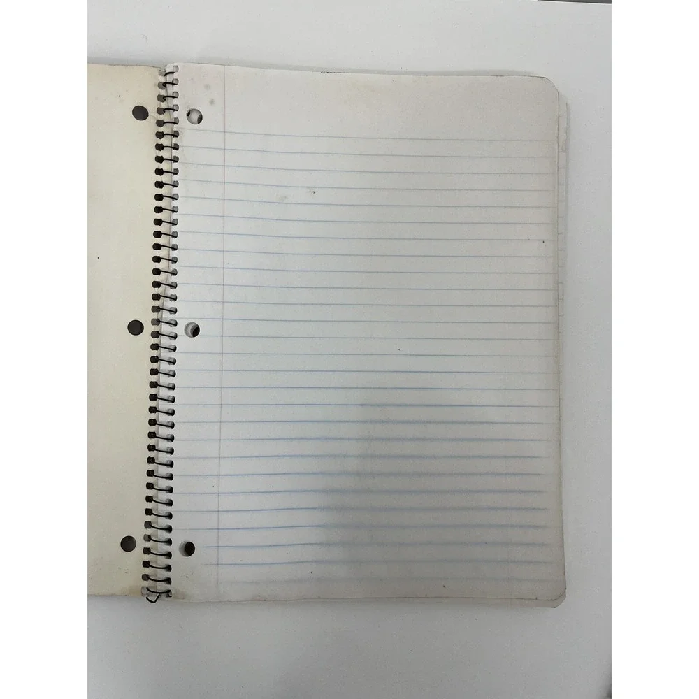 Vintage 1998 1999 Pokémon School Spiral Notebook Gotta Catch 'em All